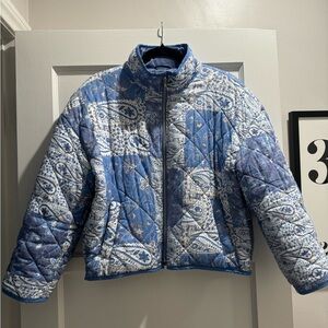 7 for all Mankind, Blue Quilted Jacket